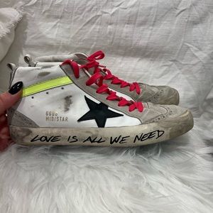 Worn handful of times. Golden goose mid star